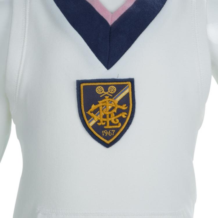 Pre Owned Ralph Lauren White Sleeveless Jersey Dress 4 Yrs