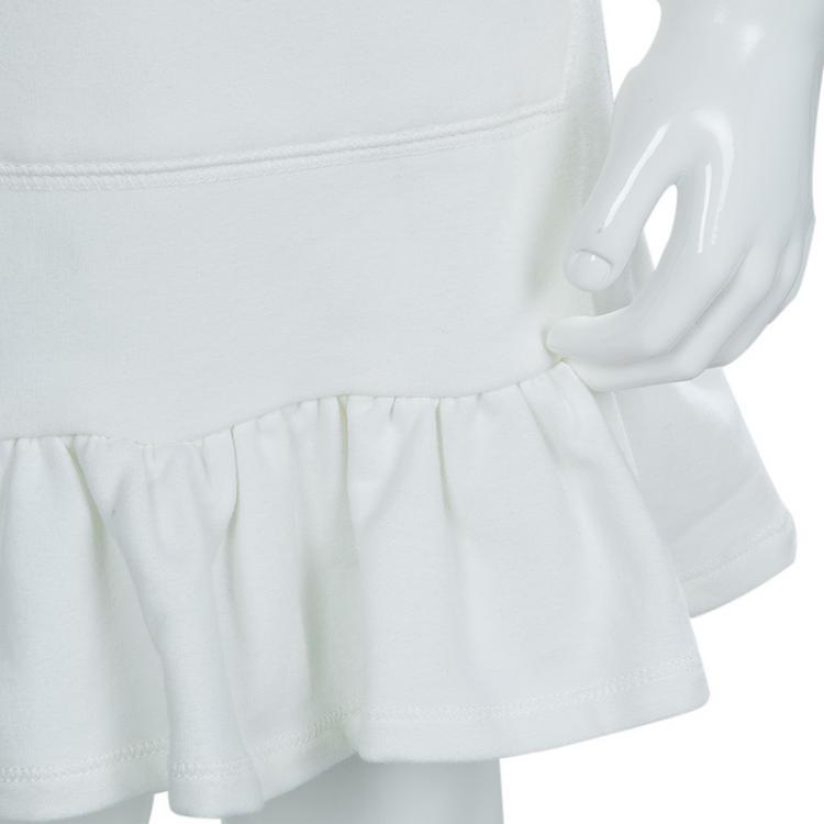 Pre Owned Ralph Lauren White Sleeveless Jersey Dress 4 Yrs