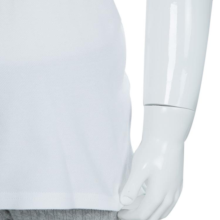 Pre Owned Ralph Lauren White Cotton Sleeveless Polo T-Shirt 4 Yrs