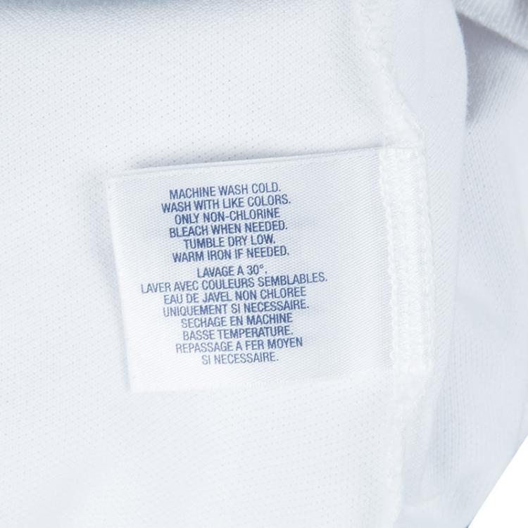 Pre Owned Ralph Lauren White Cotton Sleeveless Polo T-Shirt 4 Yrs