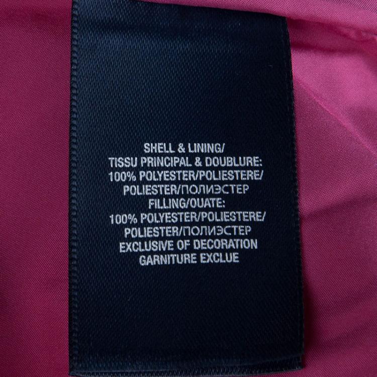 Pre Owned Ralph Lauren Kids Hot Pink Diamond Quilted Jacket 8-10 Yrs