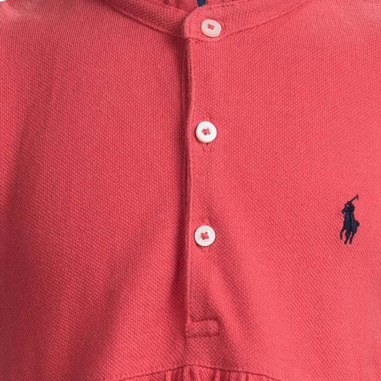 Pre Owned Ralph Lauren Red Sleeveless Polo T-Shirt Dress 6 Yrs