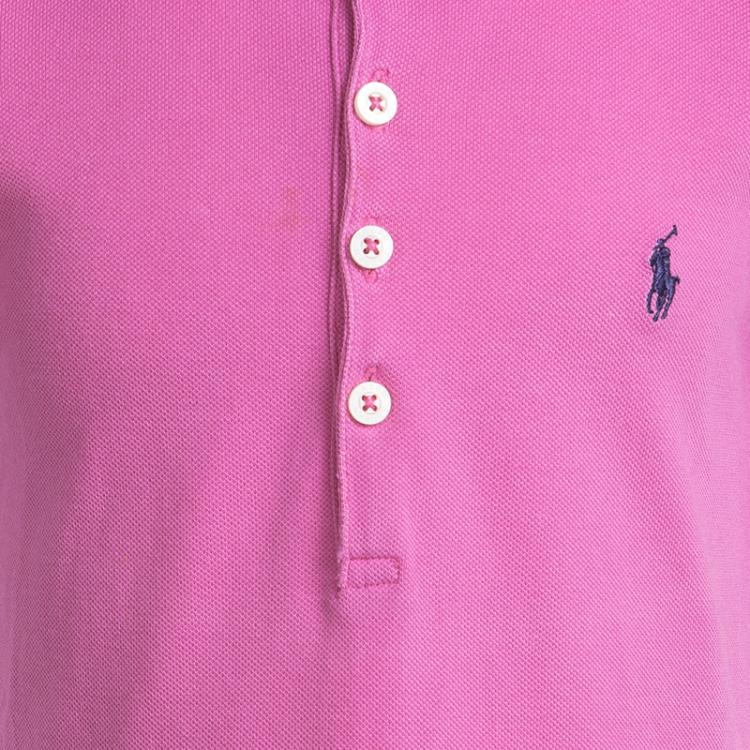 Pre Owned Ralph Lauren Pink Short Sleeve Polo T-Shirt 5 Yrs