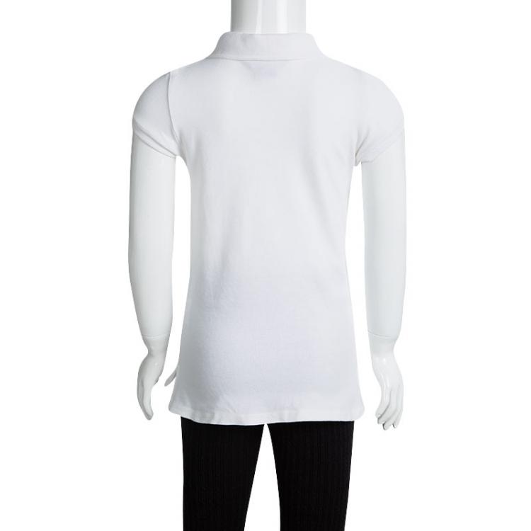 Pre Owned Ralph Lauren White Short Sleeve Polo T-Shirt 5 Yrs