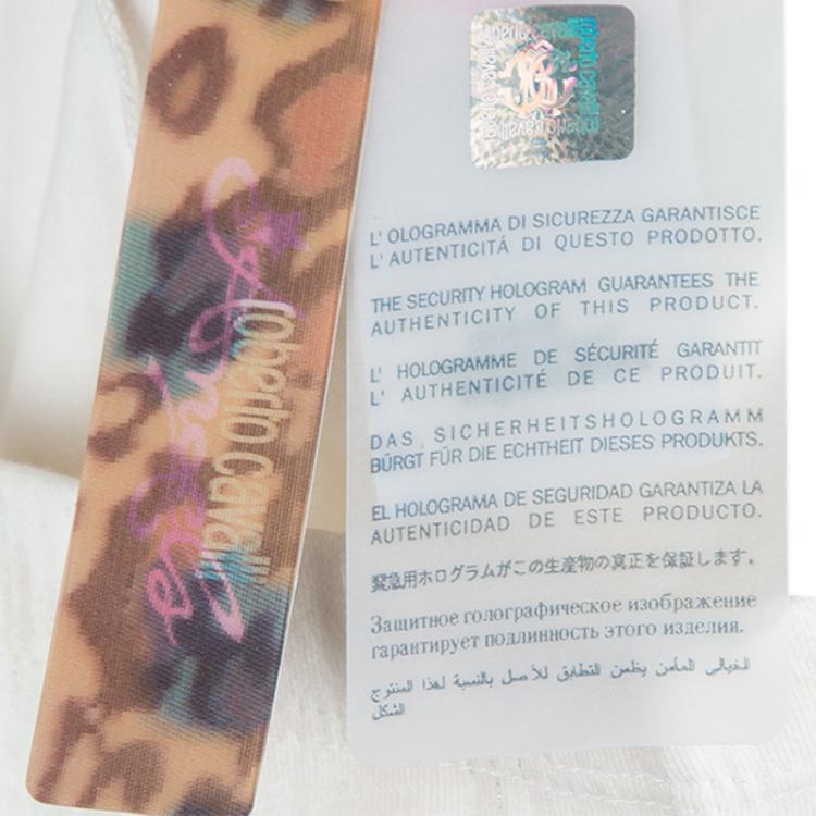 Pre Owned Roberto Cavalli Pastel Print Leggings 5 Yrs