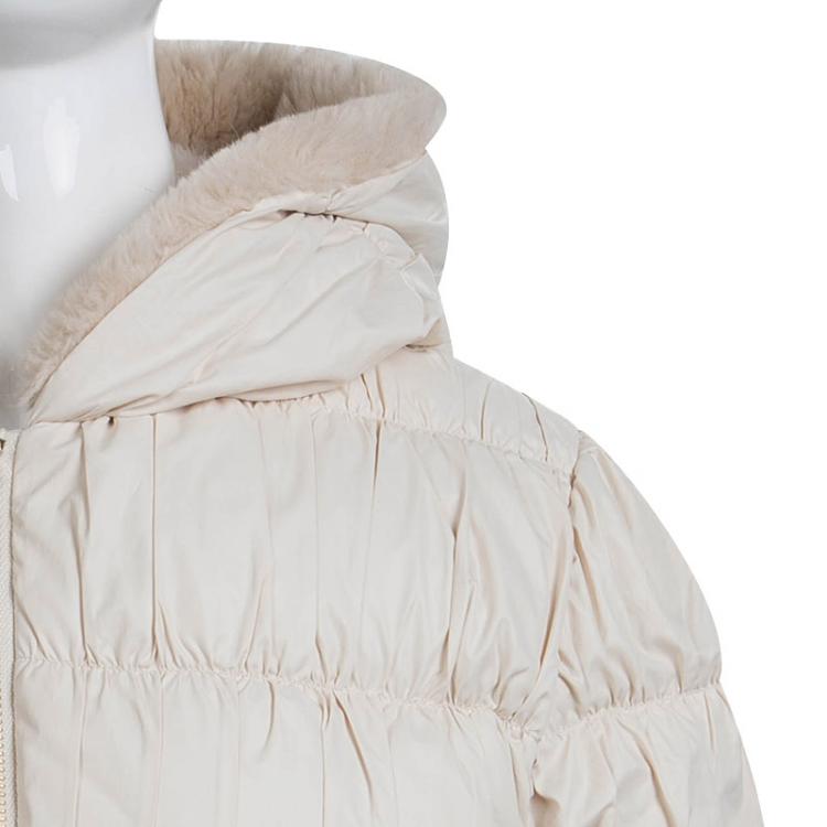 Pre Owned Roberto Cavalli Angels Off white Puffer Jacket 10 Yrs