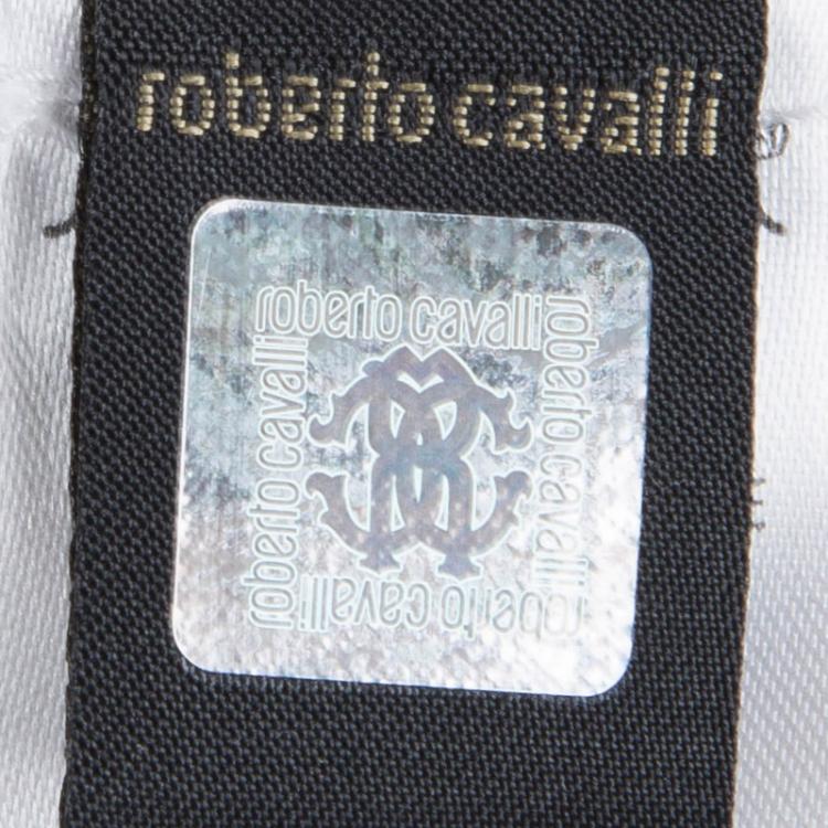 Pre Owned Roberto Cavalli Angels Off white Puffer Jacket 10 Yrs