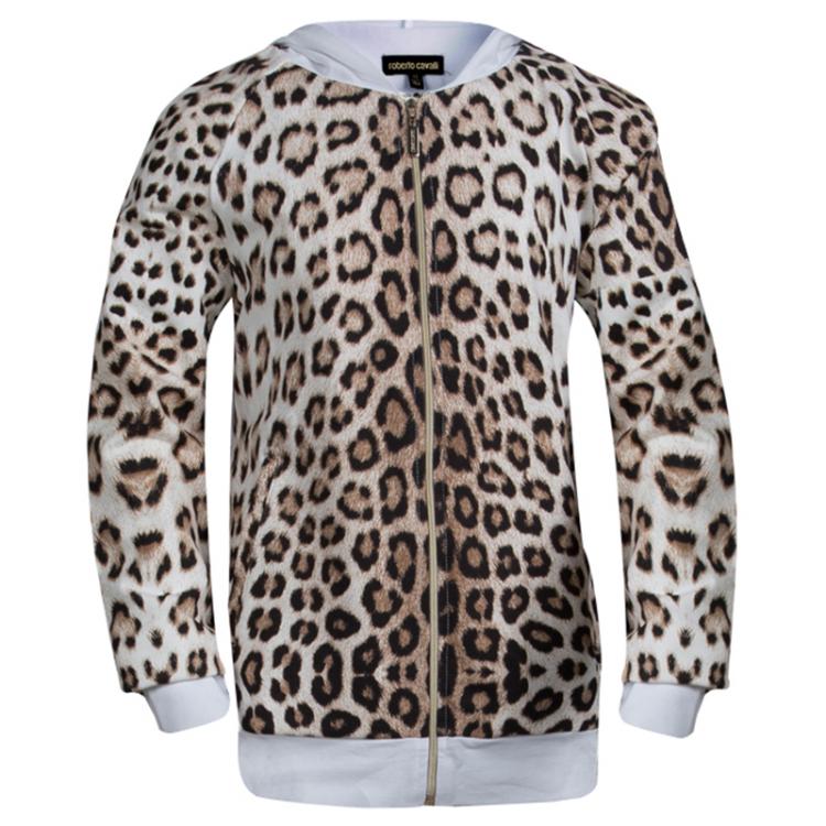 Pre Owned Roberto Cavalli Leopard Printed Tracksuit 10 Yrs