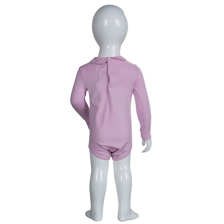 Pre Owned Tartine Et Chocolat Pink Embroidered Collar Detail Onesie 1 Yr
