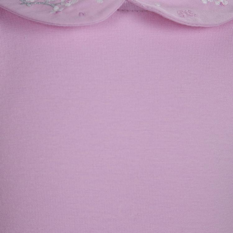 Pre Owned Tartine Et Chocolat Pink Embroidered Collar Detail Onesie 1 Yr