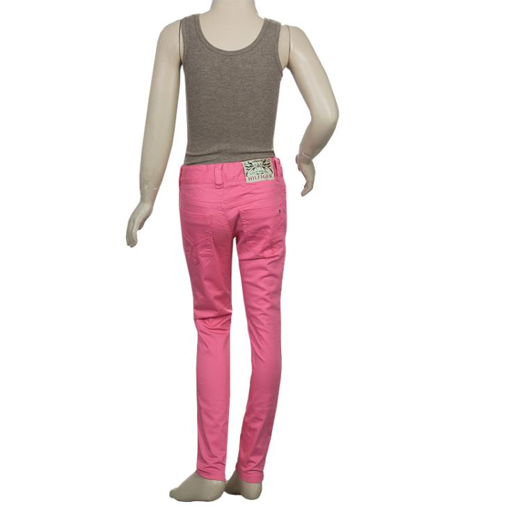 Pre Owned Tommy Hilfiger Pink Cotton Pants 6 Yrs