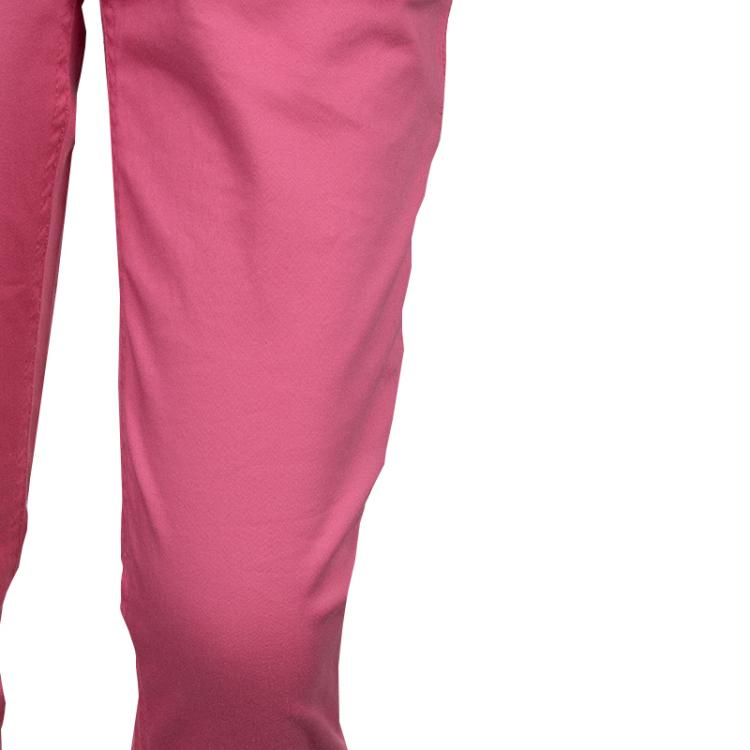 Pre Owned Tommy Hilfiger Pink Cotton Pants 6 Yrs