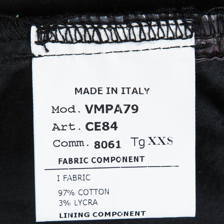 Pre Owned Young Versace Black Cotton Denim Jeans 8 Yrs