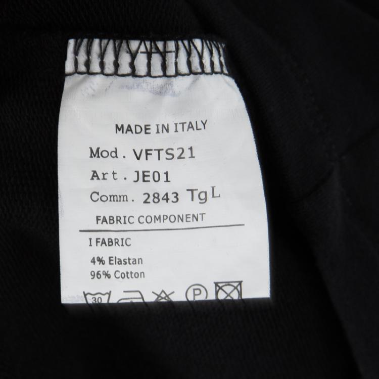 Pre Owned Young Versace Black Knit Medusa Logo Embellished Dress 8 Yrs