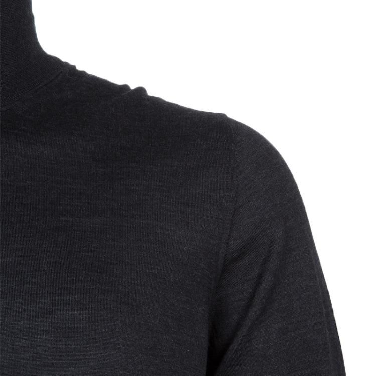 Pre Owned Armani Collezioni Grey Turtleneck Sweater L