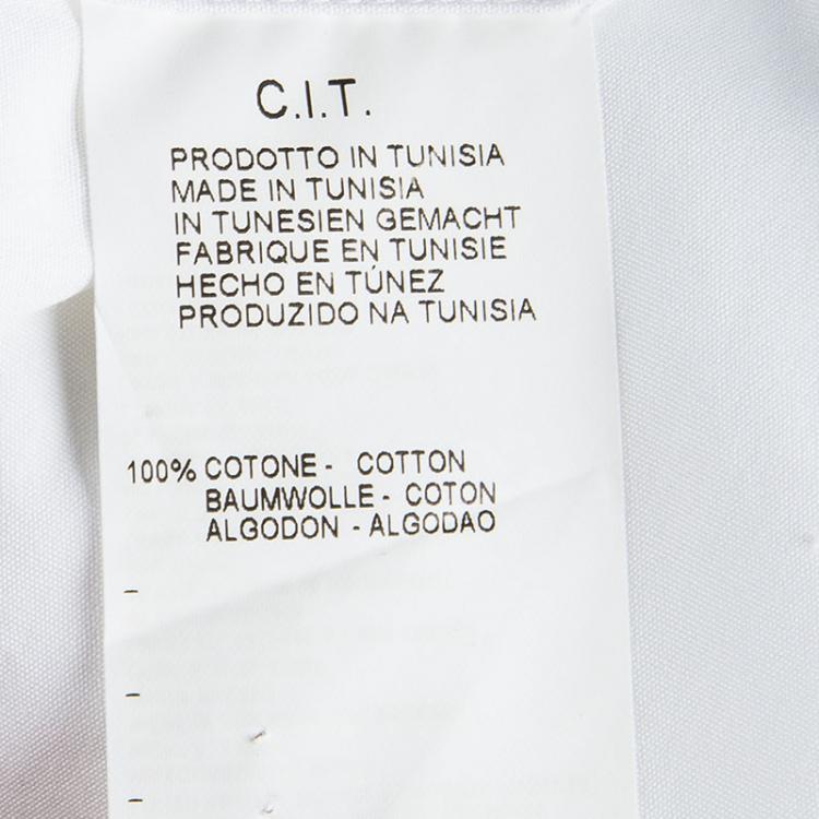 Pre Owned Armani Collezioni White Cotton Long Sleeve Shirt XXXXL