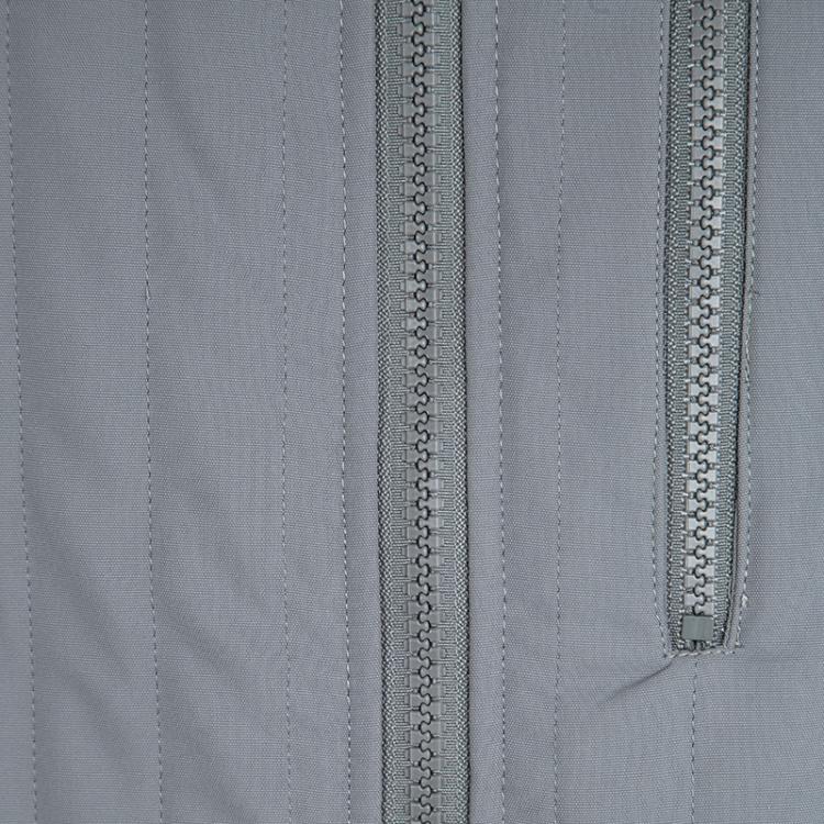 Pre Owned Armani Collezioni Grey Zip Front Jacket L