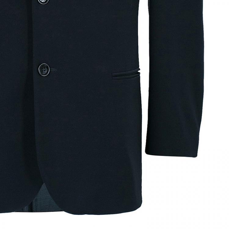Pre Owned Armani Collezioni Men's Black Blazer M