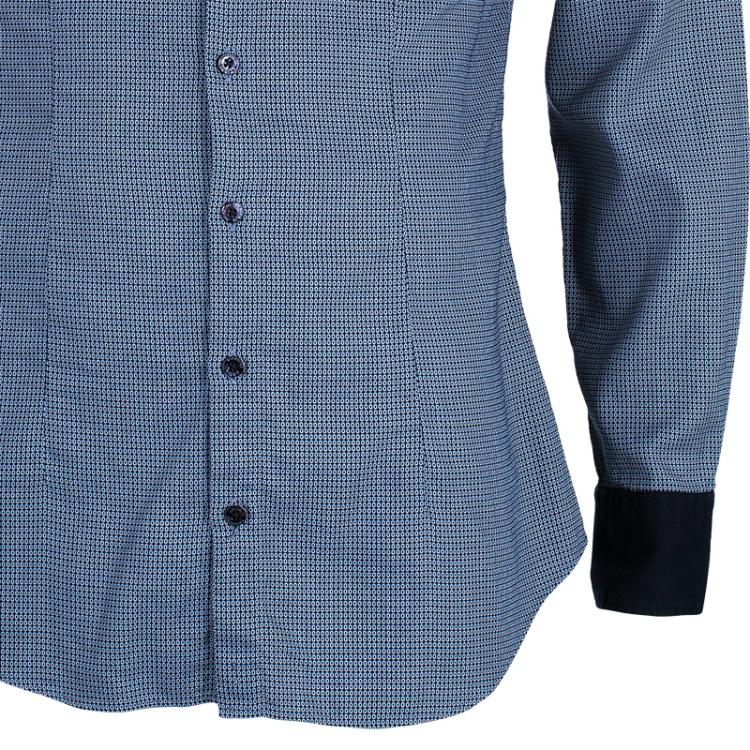 Pre Owned Armani Collezioni Men's Monochrome Shirt M