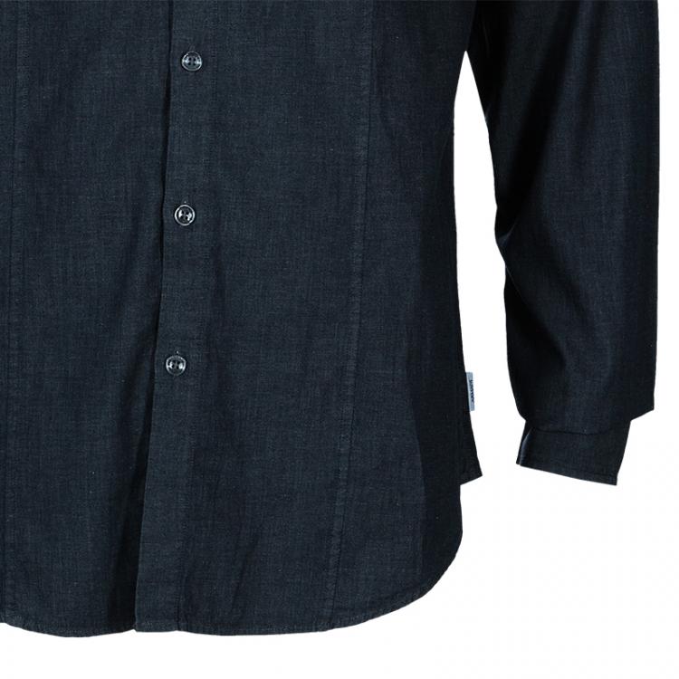 Pre Owned Armani Collezioni Men's Grey Shirt L