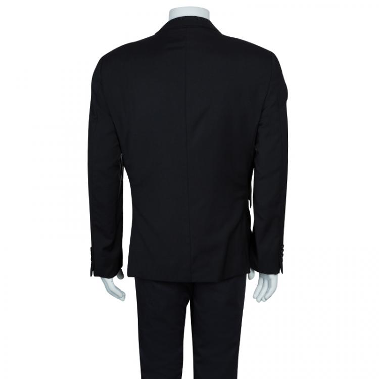 Pre Owned Armani Collezioni Men's Black Blazer XL