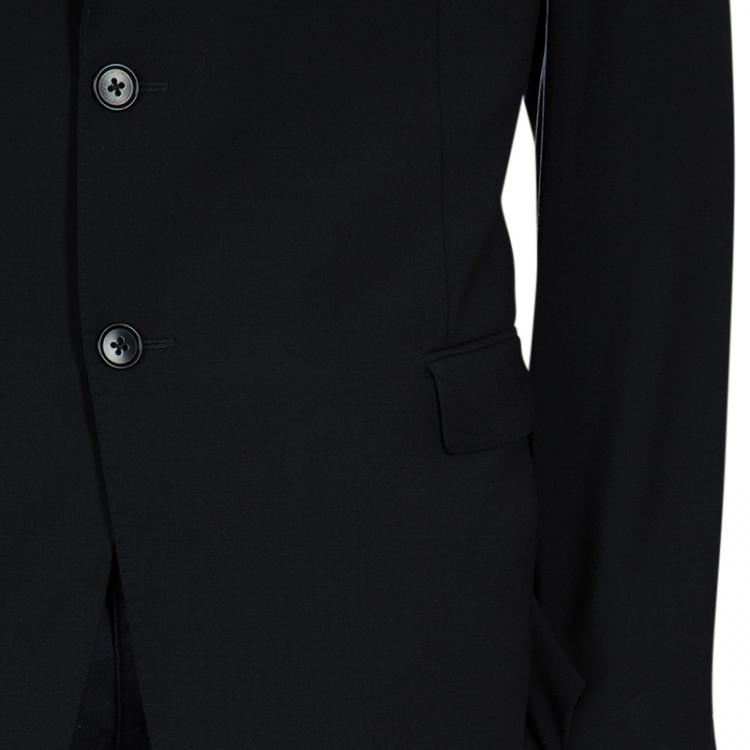 Pre Owned Armani Collezioni Men's Black Blazer XL