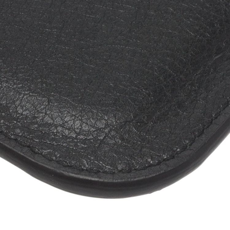 Pre Owned Balenciaga Black Leather iPhone 5/5S Case