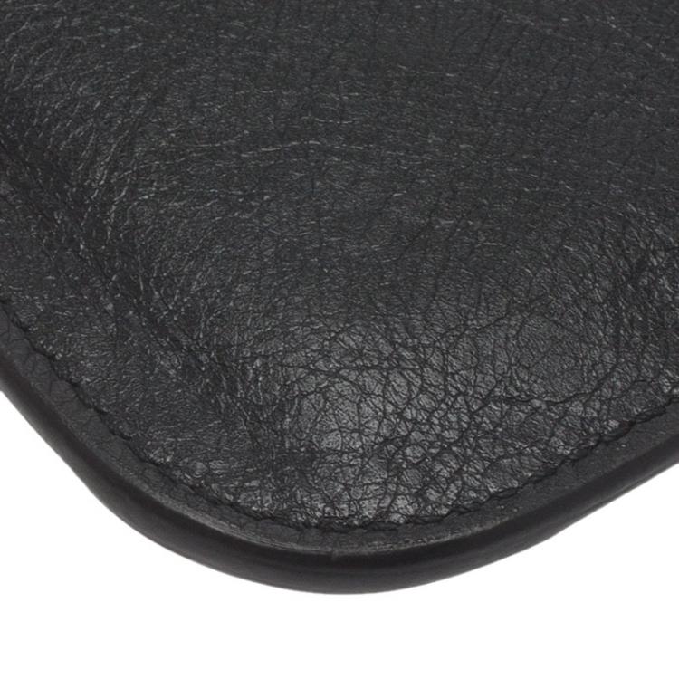 Pre Owned Balenciaga Black Leather iPhone 5/5S Case