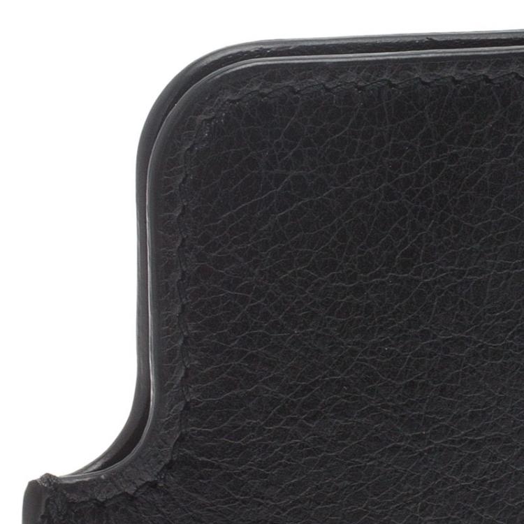 Pre Owned Balenciaga Black Leather iPhone 5/5S Case