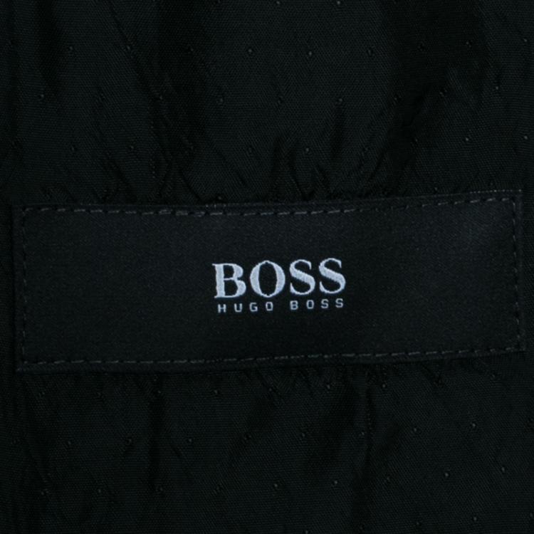 Pre Owned Boss By Hugo Boss Men's Black Tuxedo Suit M