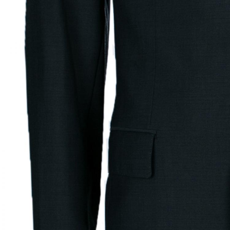 Pre Owned Boss By Hugo Boss Men's Dark Gray Suit M