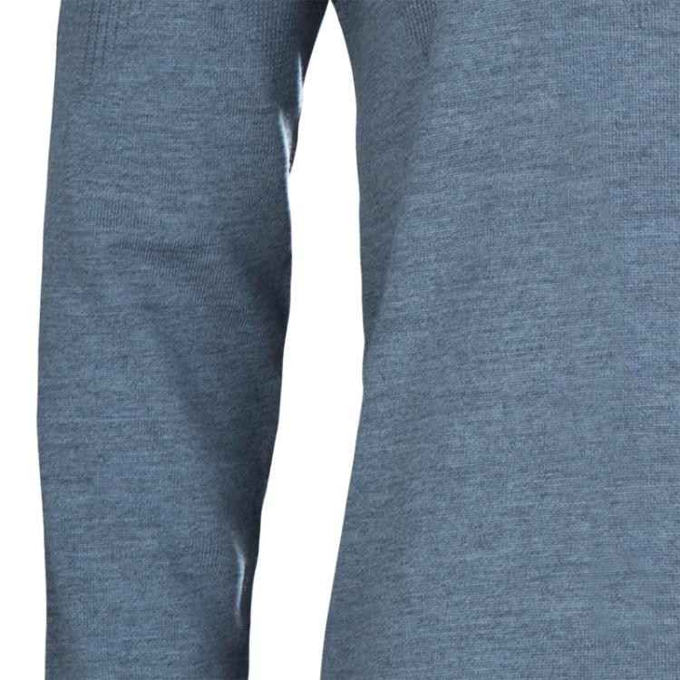 Pre Owned Boss By Hugo Boss Men's Grey Merino Wool Sweater M