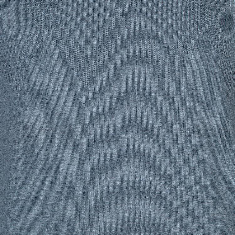 Pre Owned Boss By Hugo Boss Men's Grey Merino Wool Sweater M