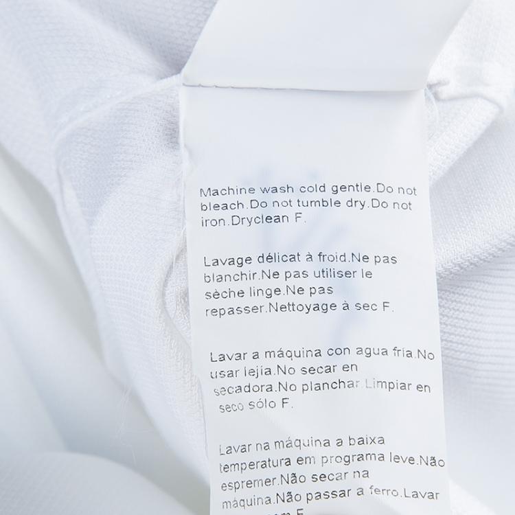 Pre Owned Boss by Hugo Boss Textured White Long Sleeve Buttondown Cotton Shirt L