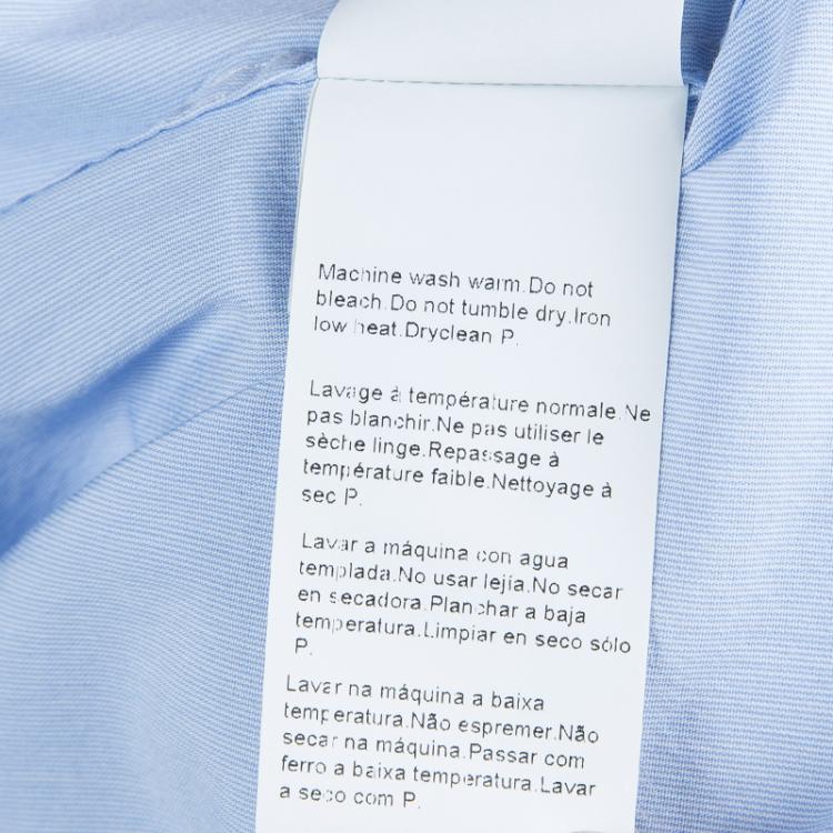 Pre Owned Boss by Hugo Boss Light Blue Long Sleeve Buttondown Shirt XL