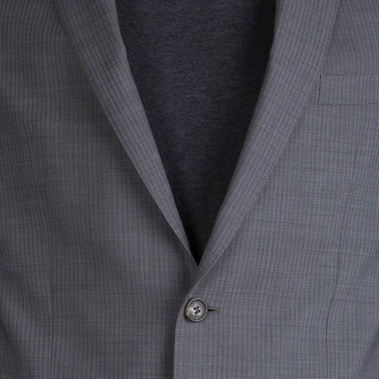مملوكة مسبقًا Boss by Hugo Boss Grey Wool Pinstriped Blazer M