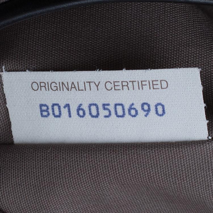 Pre Owned Bottega Veneta Black Leather Drawstring Backpack 