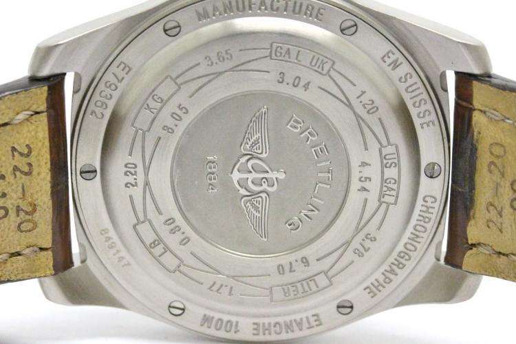 Pre Owned Breitling White Titanium Aerospace Men's Wristwatch 40MM