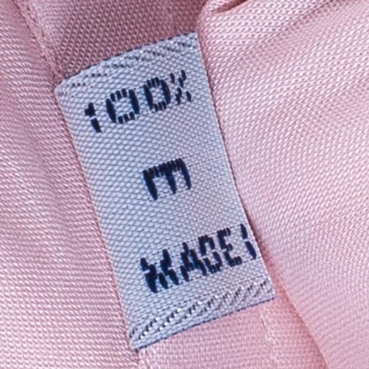 Pre Owned Brioni Men's Light Pink Cotton Shirt L