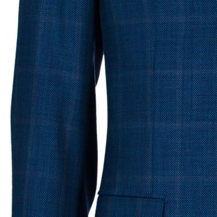 Pre Owned Brioni Men's Blue Wool Blazer M