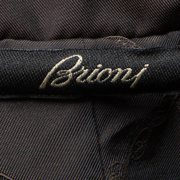 Pre Owned Brioni Brown Storm System Jacket XXXL
