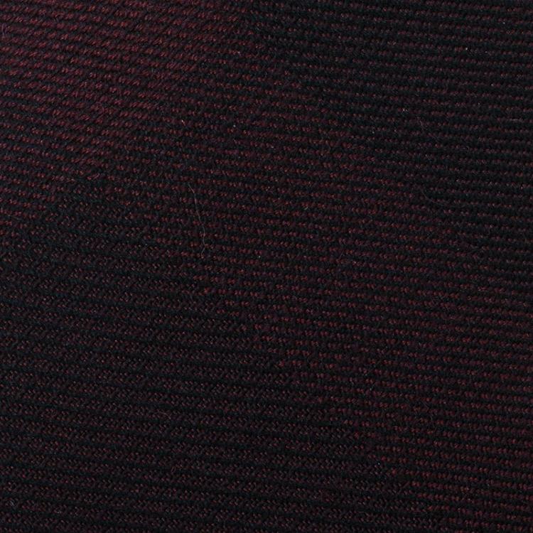 Pre Owned Burberry Burgundy Nova Check Silk Tie