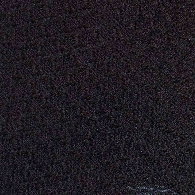 مملوكة مسبقًا Burberry Black Silk Embroidered Tie