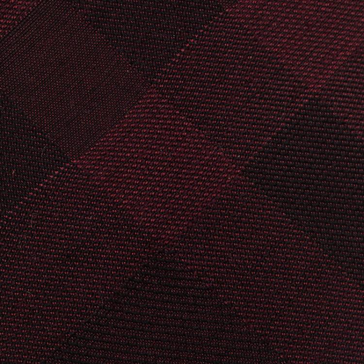 Pre Owned Burberry Red Nova Check Silk and Wool Blend Tie