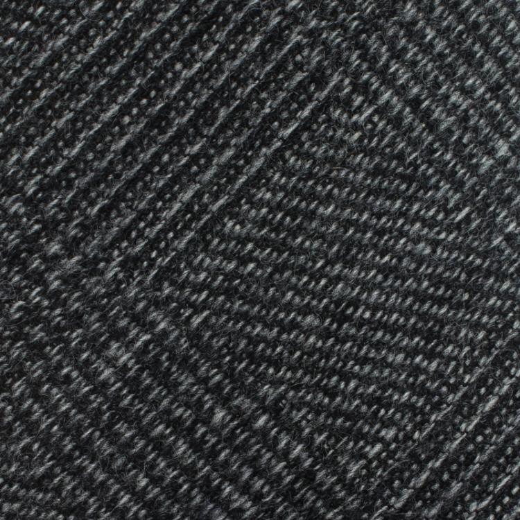 Pre Owned Burberry Grey Cashmere and Wool Blend Tie
