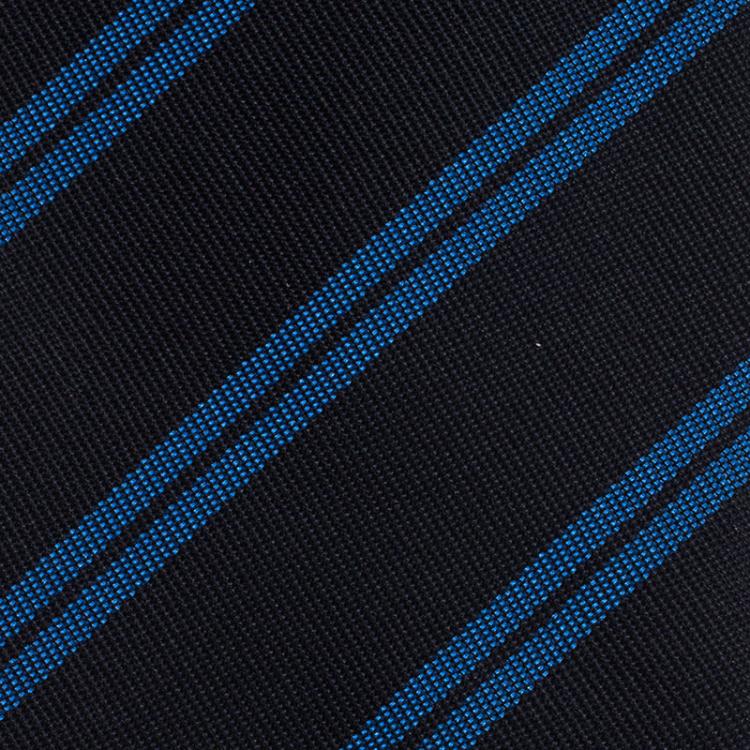 مملوكة مسبقًا Burberry Blue Striped Silk Tie