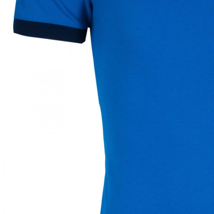 Pre Owned Burberry Men's Blue Polo Shirt S