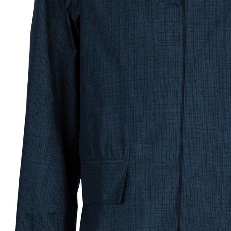 Pre Owned Burberry Men's Printed Silk Car Coat L