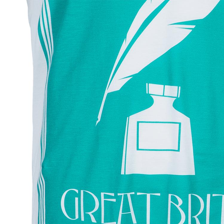Pre Owned Burberry Prorsum Men's Great British Writers T-Shirt XL 