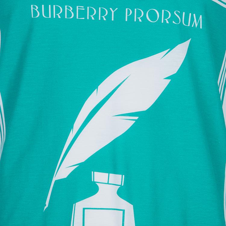 Pre Owned Burberry Prorsum Men's Great British Writers T-Shirt XL 